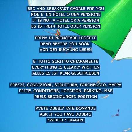 B&B Caorle For You Exteriér fotografie